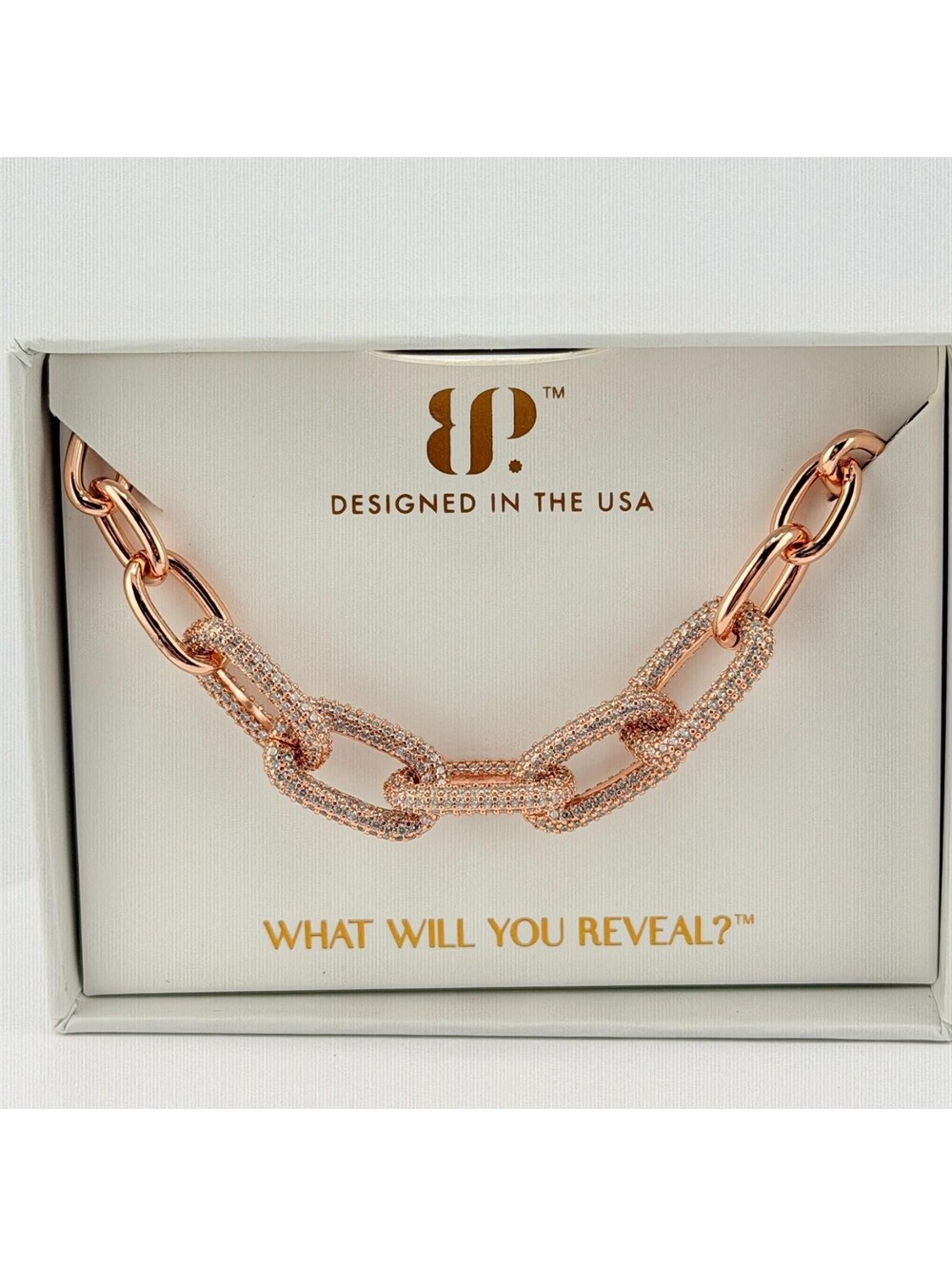 Bomb Party April 2026 Necklace "The Narina Necklace" on Rose Gold NK49679